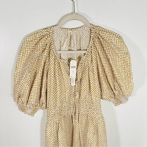 NWT Anthropologie Somerset Maxi Dress Puff-Sleeve Edition